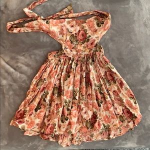 UO Strapless Floral Mini